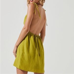 ASTR Backless Mini Dress